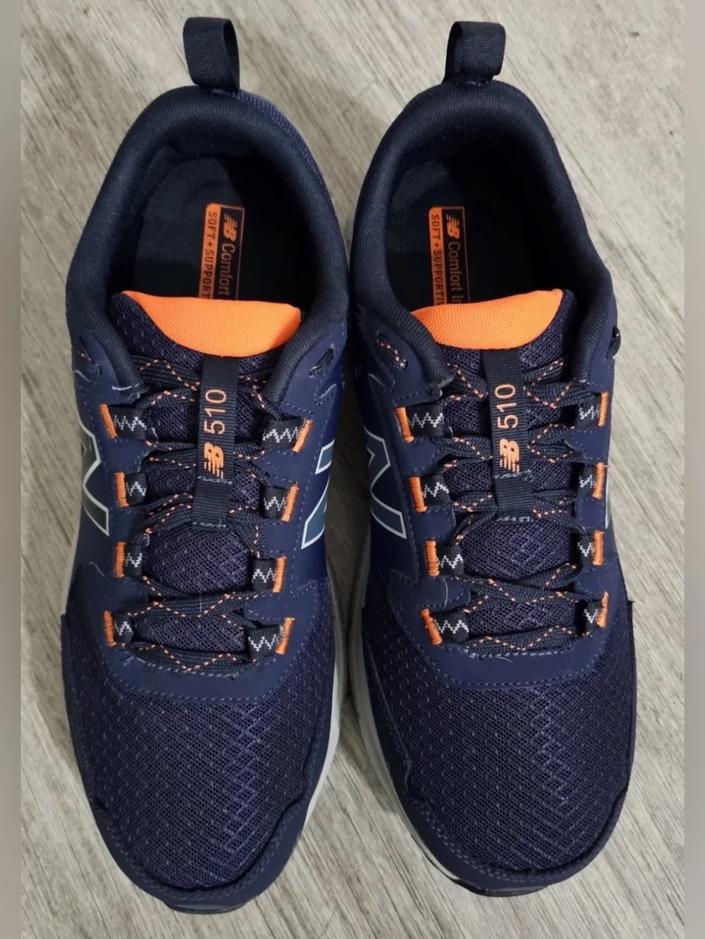 NEW IN THE BOX Men’s New Balance 510 Navy Blue Trail Running Athletic Shoes